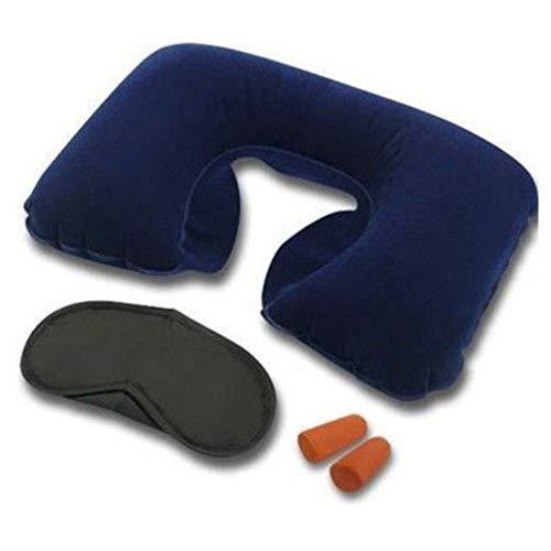 505 -3-in-1 Air Travel Kit with Pillow, Ear Buds & Eye Mask epitara WITH BZ LOGO