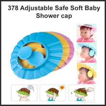0378 Adjustable Safe Soft Baby Shower cap epitara